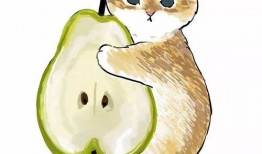 小猫吃瓜头像动漫女孩,动漫女孩甜蜜亮相